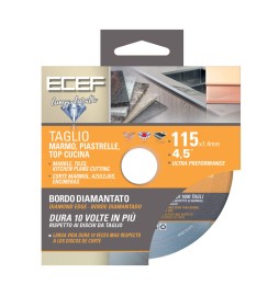 DISCO DIAMANTATO P/MARMO PIASTRELLE D 115 MM