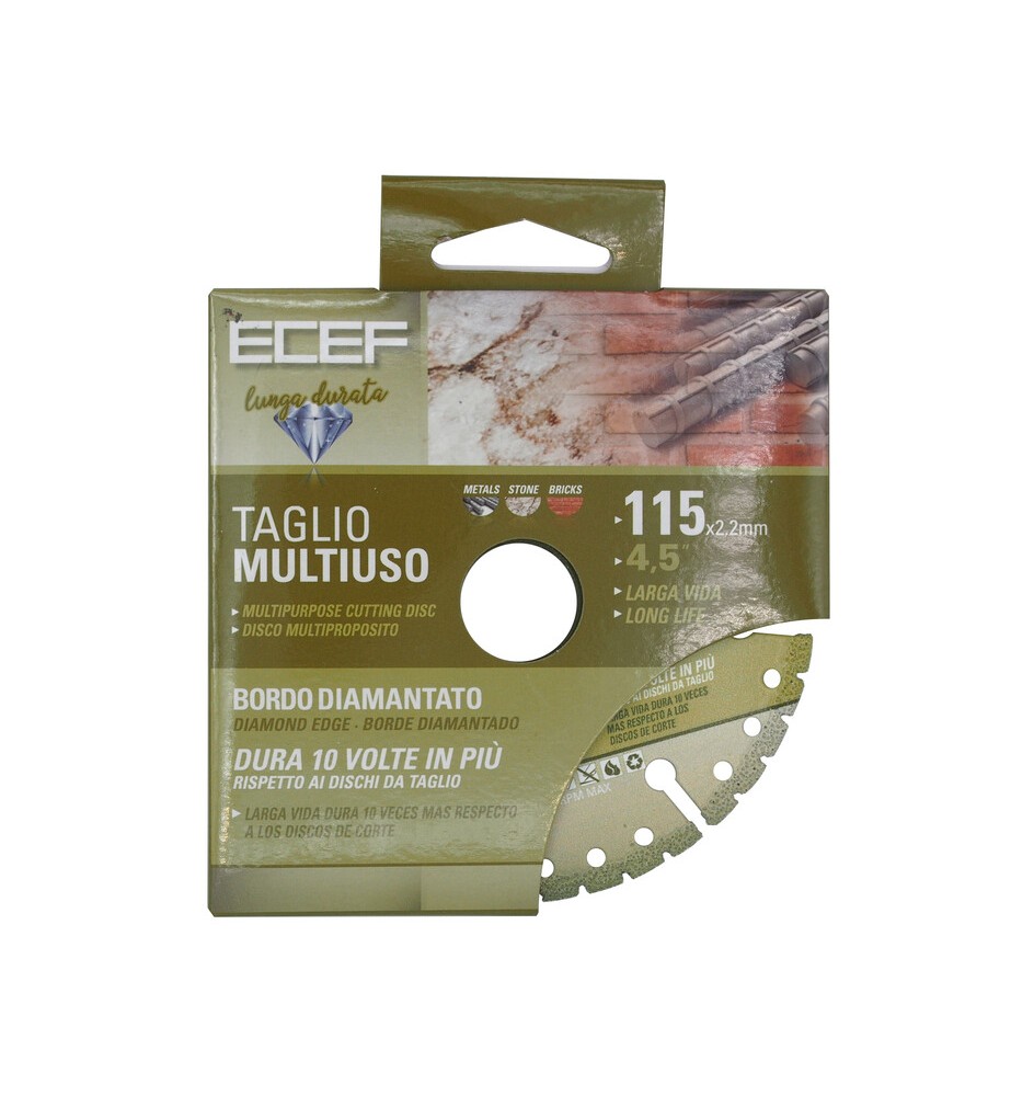 DISCO DIAMANTATO MULTIUSO D 115 MM