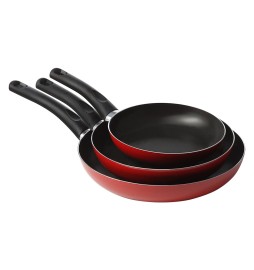 PADELLE 'CUCINA SANO' SET 3 PEZZI Ø cm. 18 / 22 / 26