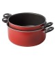CASSERUOLE A DUE MANICI 'CUCINA SANO' SET 2 PEZZI Ø cm. 18 / 22