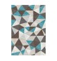 TAPPETO DECORA BLU DIS.002 110X170 CM