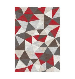TAPPETO DECORA ROSSO DIS.002 110X170 CM