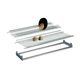 KIT SCOLAPIATTI TELAIO REGOLAB C/VASCH 86 CM CROM