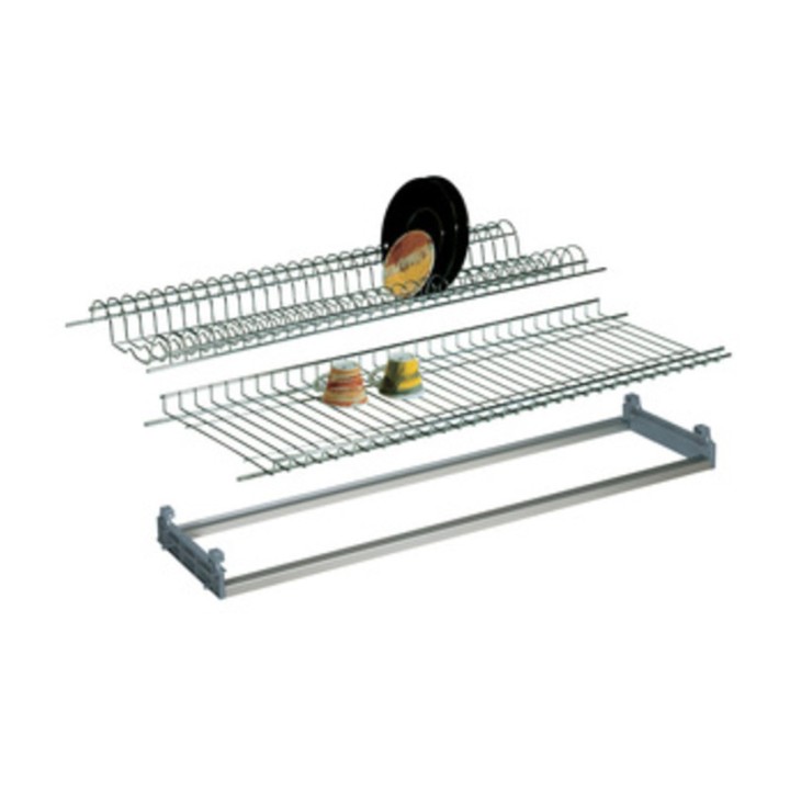KIT SCOLAPIATTI TELAIO REGOLAB C/VASCH 86 CM CROM