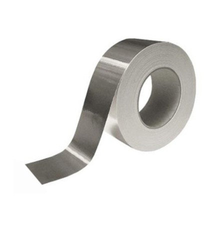 NASTRO ALLUMINIO ADES ALTA/BASSA TEMP 50MMX45M SILVER