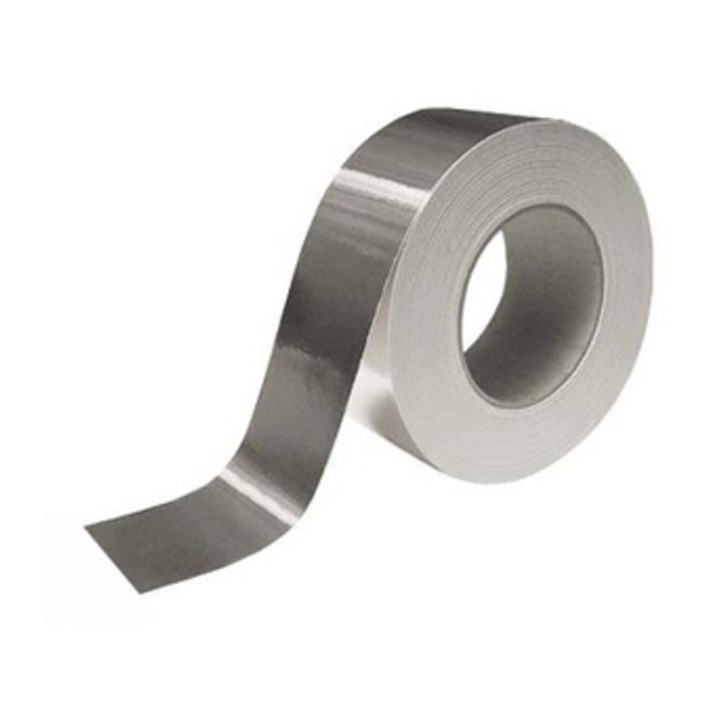 NASTRO ALLUMINIO ADES ALTA/BASSA TEMP 50MMX45M SILVER