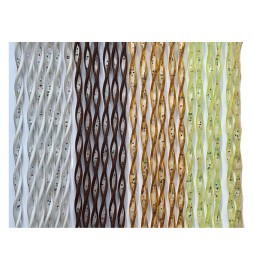 TENDA ELICOIDALE 'LUNA' cm. 125 x 230 - giallo/trasparente