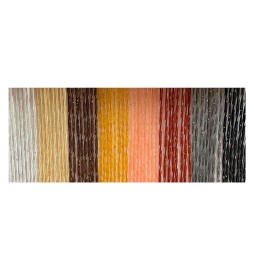 TENDA ELICOIDALE 'ACQUARIO' cm. 140 x 240 - marron./glitter oro