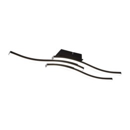 PLAFONIERA LED ROUTE ANTRACITE 3 LUCI X 5W 4000K