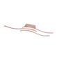 PLAFONIERA LED ROUTE ORO ROSA 3 LUCI X 5W 400K0