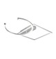 PLAFONIERA LED PIVOT C/SNODO 23,5W 4000K ALLUMINIO
