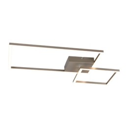 PLAFONIERA LED PADELLA C/SNODO 25W 4000K ACCIAIO