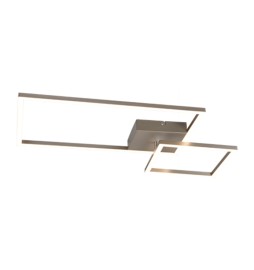 PLAFONIERA LED PADELLA C/SNODO 25W 4000K ACCIAIO