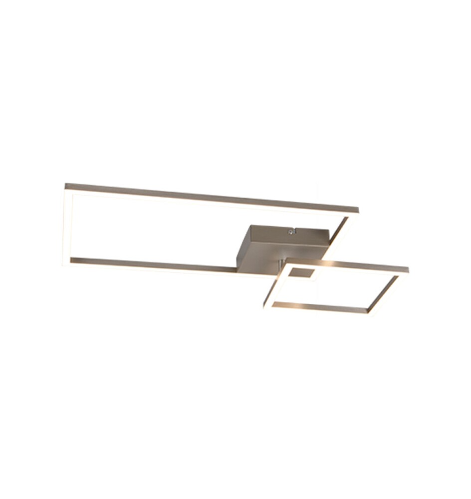 PLAFONIERA LED PADELLA C/SNODO 25W 4000K ACCIAIO