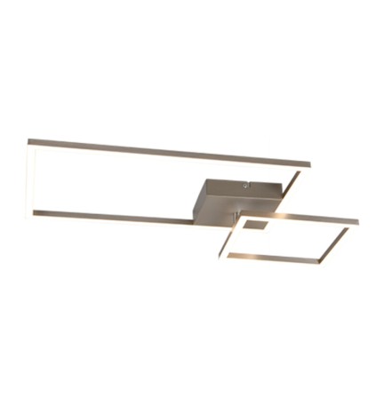 PLAFONIERA LED PADELLA C/SNODO 25W 4000K ACCIAIO