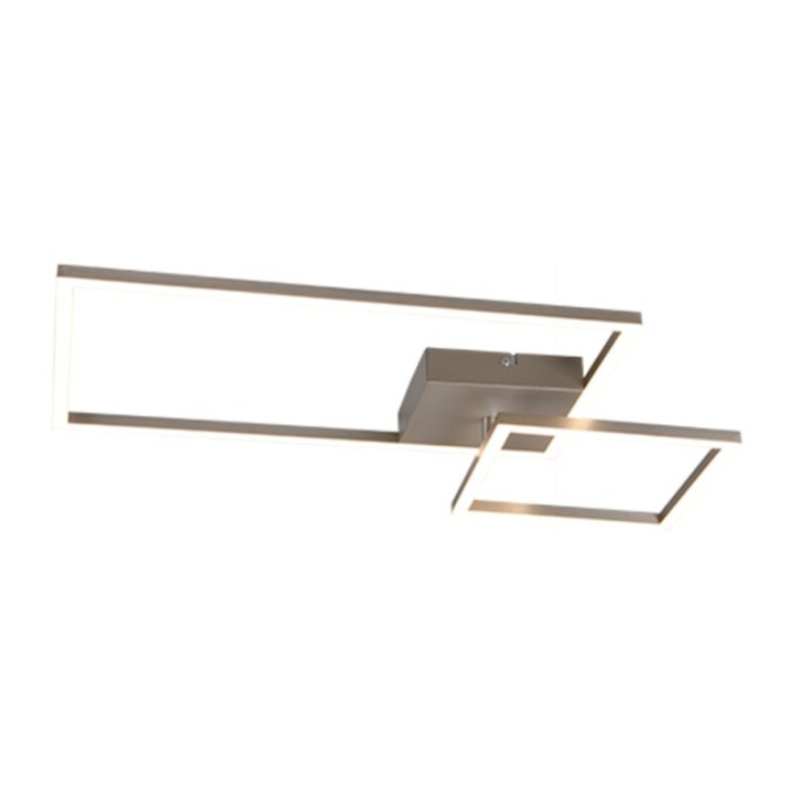 PLAFONIERA LED PADELLA C/SNODO 25W 4000K ACCIAIO