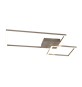 PLAFONIERA LED PADELLA C/SNODO 25W 4000K ACCIAIO