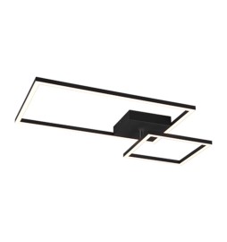 PLAFONIERA LED PADELLA C/SNODO 25W 4000K NERO
