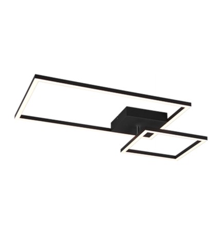 PLAFONIERA LED PADELLA C/SNODO 25W 4000K NERO