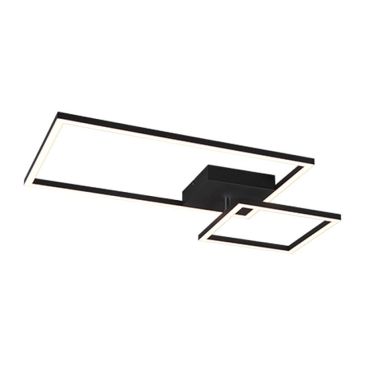 PLAFONIERA LED PADELLA C/SNODO 25W 4000K NERO