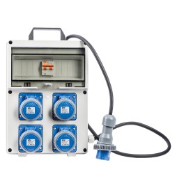 QUADRO ELETTRICO 'PL 220/4' potenza max.3 kw + pulsante emerg.