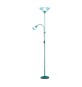 PIANTANA ERZWO ALLUMINIO ACRY 2XE27 E14 H 180 CM