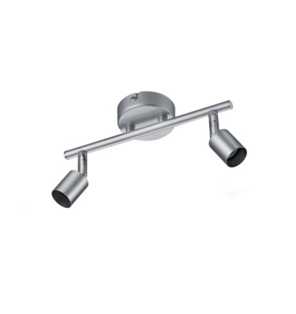 BARRA 2 FARETTI PARIS GU10 ALLUMINIO