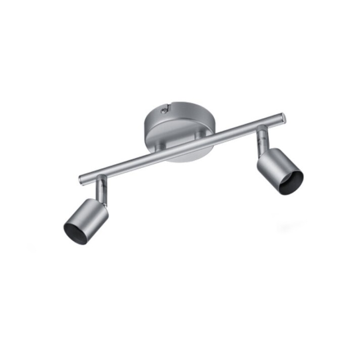 BARRA 2 FARETTI PARIS GU10 ALLUMINIO