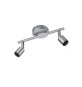 BARRA 2 FARETTI PARIS GU10 ALLUMINIO