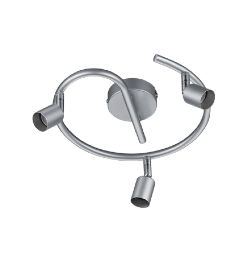 PLAFONIERA PARIS 3 LUCI GU10 ALLUMINIO D. 28