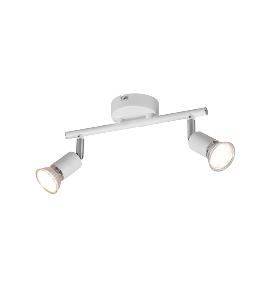 BARRA 2 FARETTI PARIS GU10 BIANCO