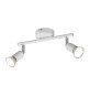 BARRA 2 FARETTI PARIS GU10 BIANCO