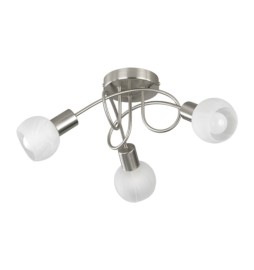 PLAFONIERA GIRANDOLA ANTIBES 3 LUCI ACC. VETRO D 45