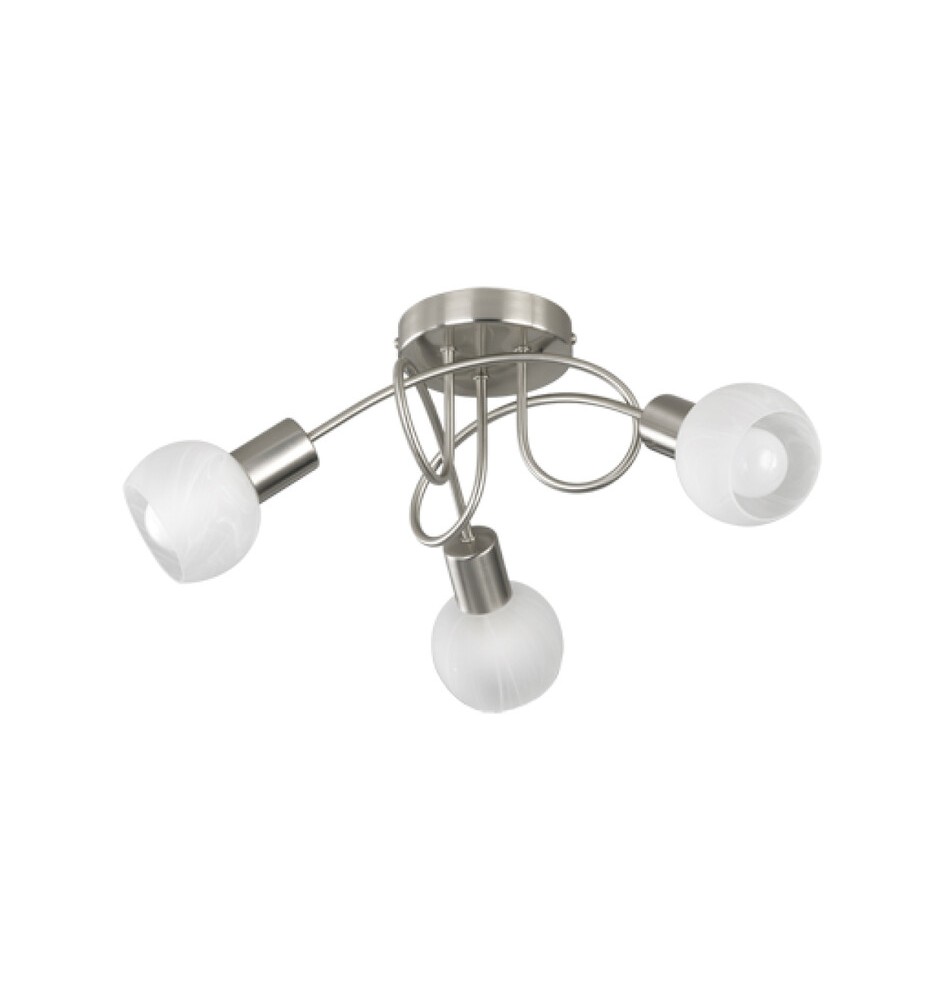 PLAFONIERA GIRANDOLA ANTIBES 3 LUCI ACC. VETRO D 45