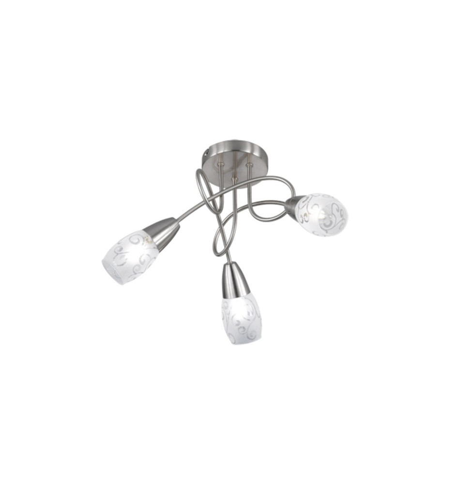 PLAFONIERA COLMAR 3 LUCI E14 VETRO SATINATO