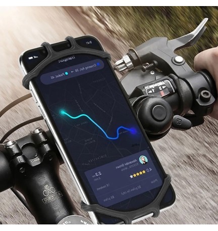SUPPORTO SMARTPHONE PER BICI E MOTO rotazione 360°