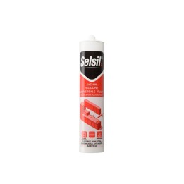 SELSIL SILICONE ACETICO PLUS TESTA MORO 280 ML RAL 8017