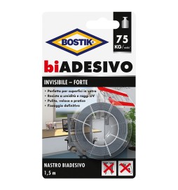 NASTRO BIADESIVO IN SCHIUMA INVISIBILE mm. 19 x 1,5 mt