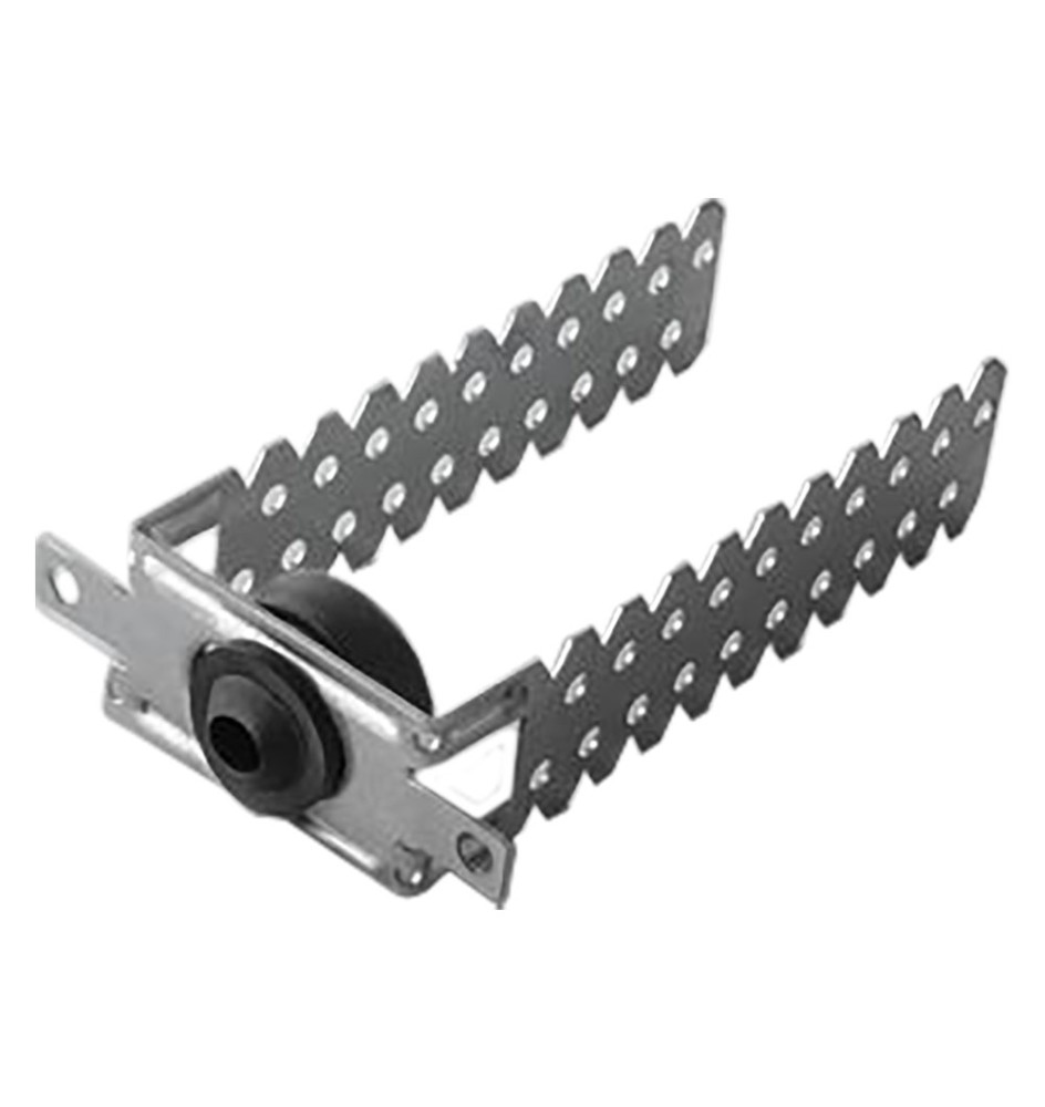 STAFFA ANTIVIBRANTE REGOLABILE distanziatura parete 3 - 12 cm