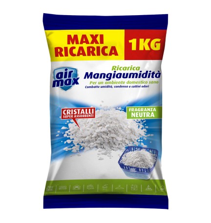 SALI ASSORBIUMIDITA' PER 'AIR MAX VORTEX' gr. 900 + 450 gratis - lavanda