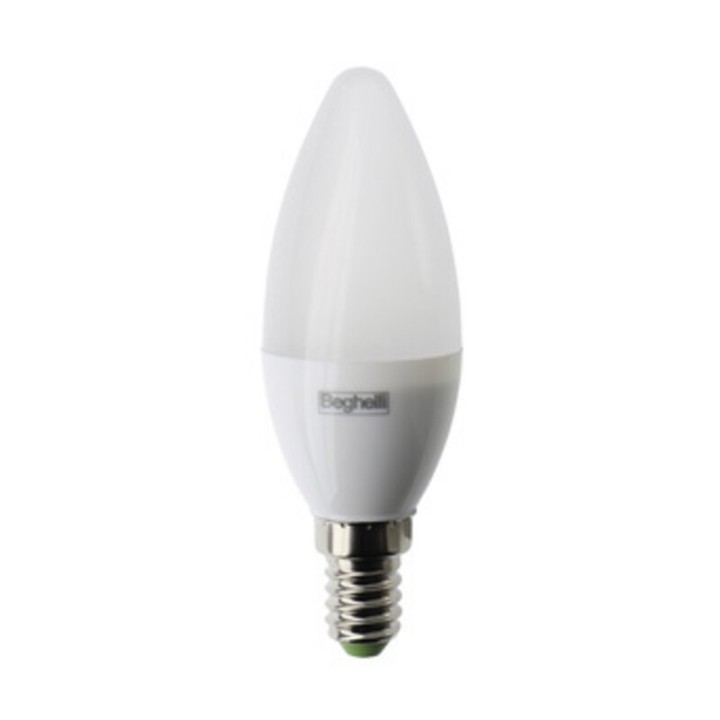 BEGHELLI LED OLIVA E14 7W 58063 CAL 3000K SUPER