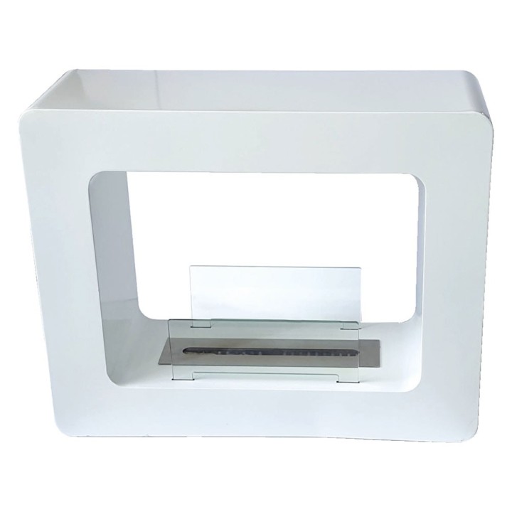 BIOCAMINO DA PAVIMENTO 'TIKAL' kw 3 - colore bianco