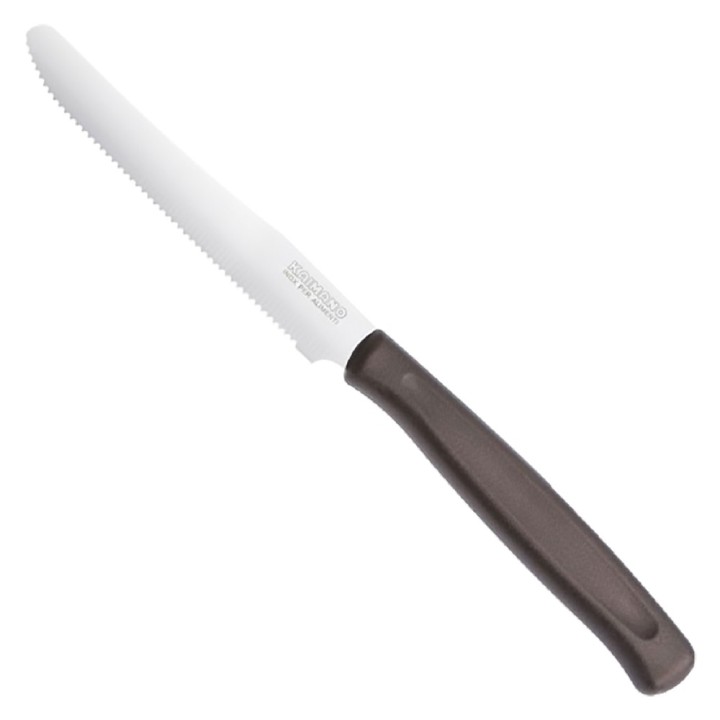 COLTELLO DA TAVOLA SEGHETTATO manico blu navy