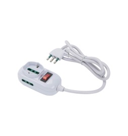 FME 421454 MULTIPRESA 2P BIP+1BIP/SCHUKO SPINA 10A