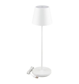 LAMPADA DA TAVOLO TOUCH RICARICABILE 'SLIM' 2 W - corpo colore bianco
