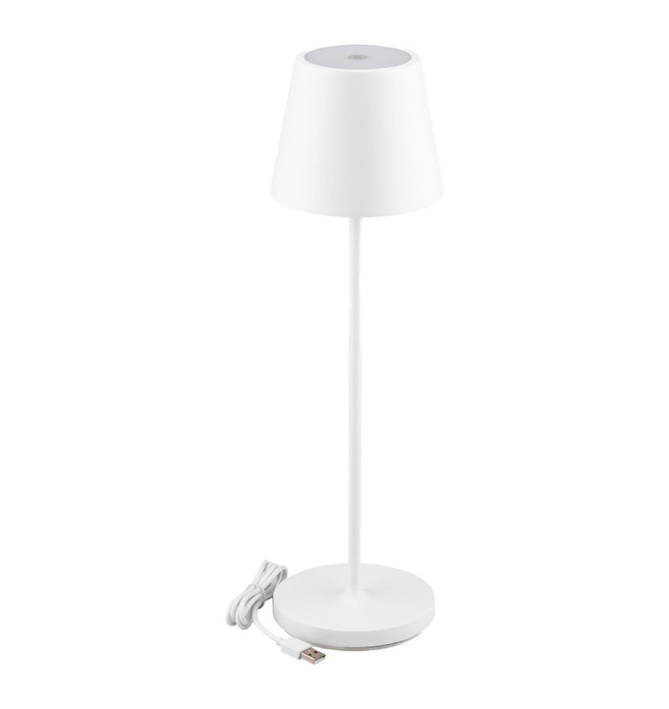 LAMPADA DA TAVOLO TOUCH RICARICABILE 'SLIM' 2 W - corpo colore bianco