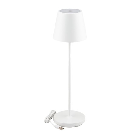 LAMPADA DA TAVOLO TOUCH RICARICABILE 'SLIM' 2 W - corpo colore bianco