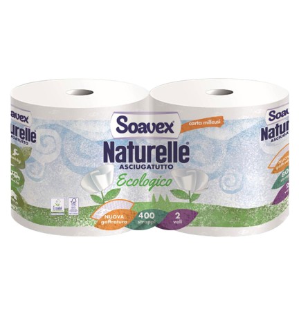BOBINA CARTA 'SOAVEX NATURELLE' Kg 0,44 a rotolo circa (prezzo singolo rotolo)