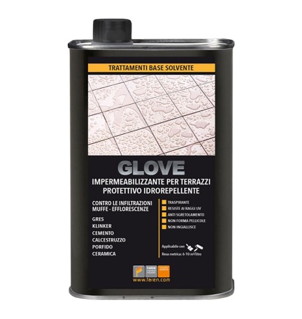 IMPERMEABILIZZANTE PER TERRAZZE 'GLOVE' lt. 1