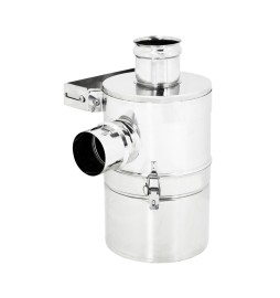 ABBATTITORE FUMI AD ACQUA INOX AISI 304 D 8 CM